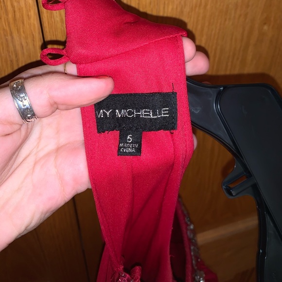 Juniors’ Red Formal Dress - Picture 5 of 5